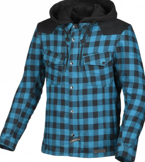 Macna Inland Motorhoodie Blue/Black 150> Motorhoodies|Motorjassen
