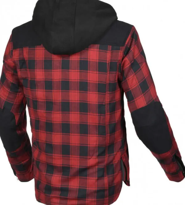 Macna Inland Motorhoodie Red/Black 310> Motorhoodies|Motorjassen