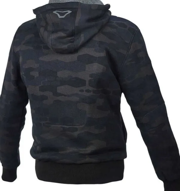 Macna Nuclone Motorhoodie Black/White 180> Motorhoodies|Motorjassen