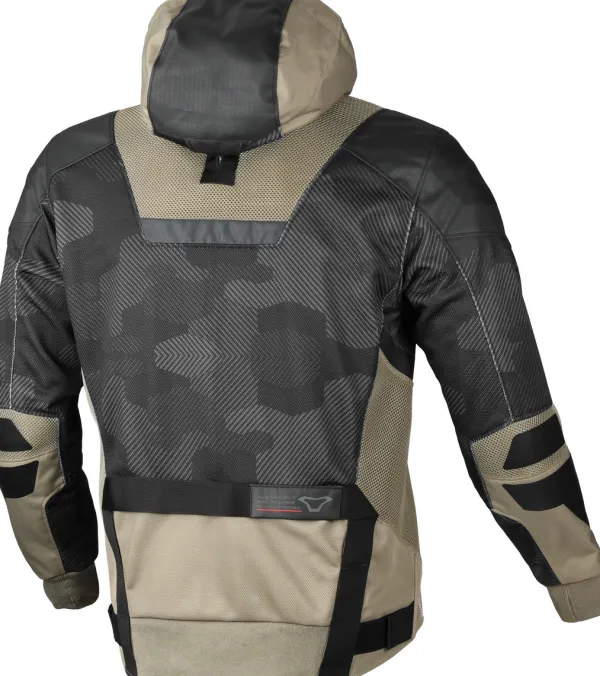 Macna Rebelite Motorjas Black/Taupe 187> Motorjassen