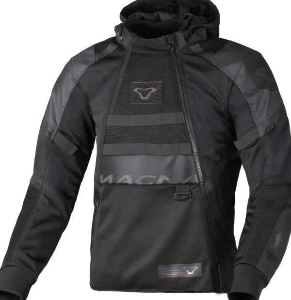 Macna Rebelite Motorjas Black 101> Motorjassen