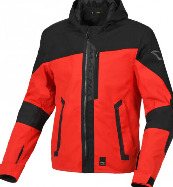 Macna Riggor Motorjas Waterproof Red/Black> Motorjassen