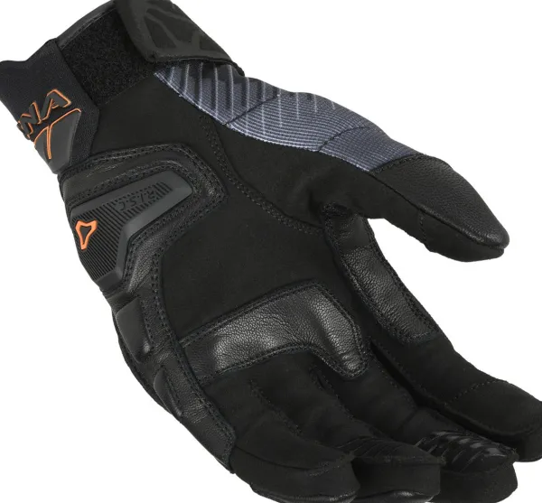Macna Rime 2.0 Black/Orange 133> Motorhandschoenen