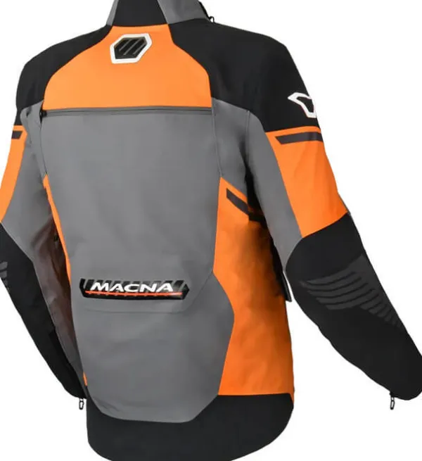 Macna Synchrone Motorjas Grey/Orange> Motorjassen