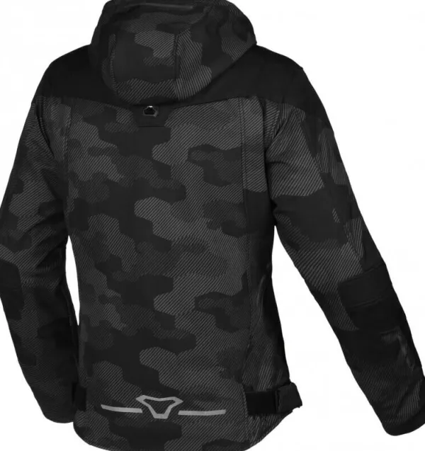 Macna Territor Ladies Motorjas Waterproof Hoodie Black/Grey> Motorjassen