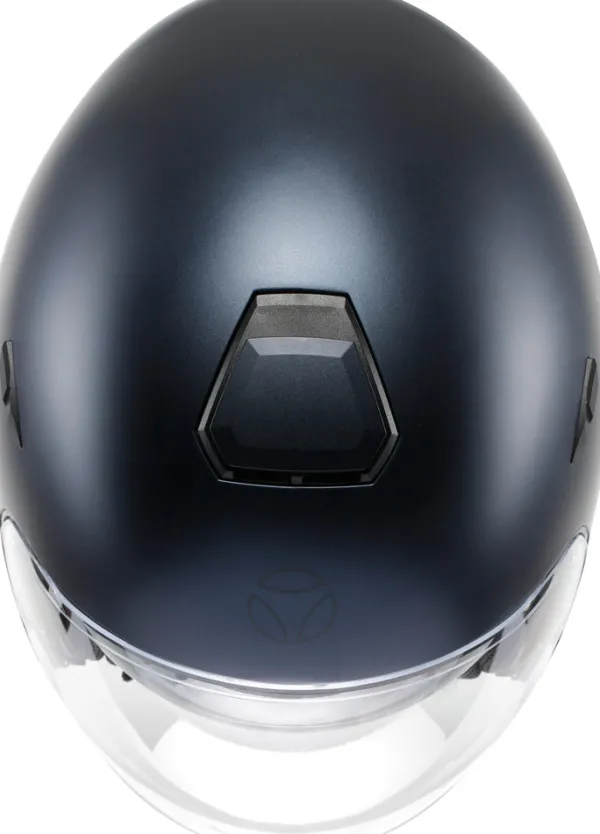 Momo AERO Mono Matt Deep Blue/Anthracite 006> Jethelmen|Helmen Met Zonnevizier