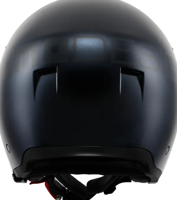 Momo AERO Mono Matt Deep Blue/Anthracite 006> Jethelmen|Helmen Met Zonnevizier