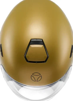 Momo AERO Mono Matt Gold/Dark Grey 005> Jethelmen|Helmen Met Zonnevizier