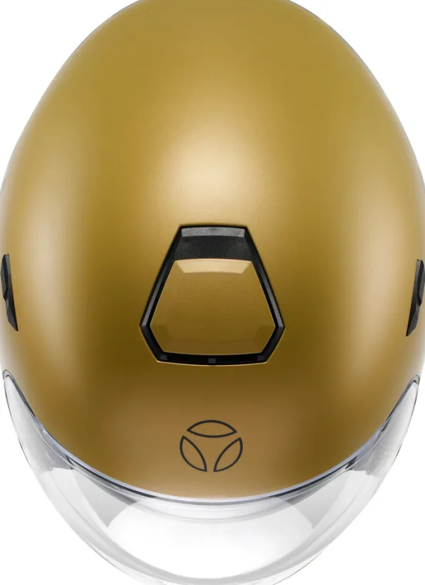 Momo AERO Mono Matt Gold/Dark Grey 005> Jethelmen|Helmen Met Zonnevizier