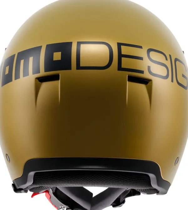 Momo AERO Mono Matt Gold/Dark Grey 005> Jethelmen|Helmen Met Zonnevizier