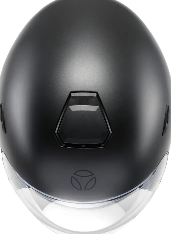 Momo AERO Mono Matt Titanium/Anthracite 002> Jethelmen|Helmen Met Zonnevizier