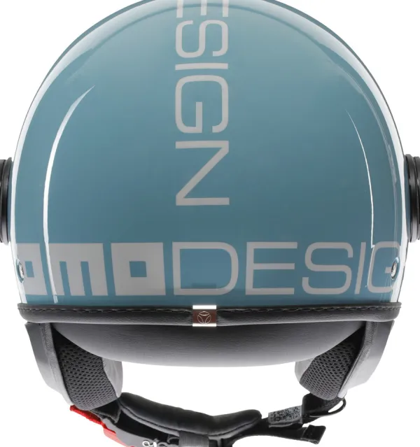 Momo FGTR Classic Candy Sky Blue/White 008> Jethelmen|Helmen Met Zonnevizier