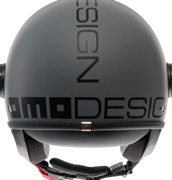 Momo FGTR Classic Mono Matt Grey/Black 002> Jethelmen|Helmen Met Zonnevizier
