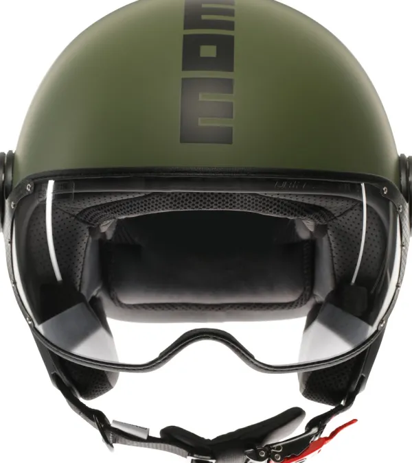 Momo FGTR Classic Mono Matt Military Green/Black 003> Fashion Helmen