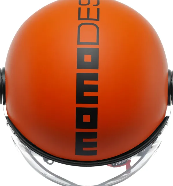 Momo FGTR Classic Mono Matt Orange/Black 018> Jethelmen|Helmen Met Zonnevizier