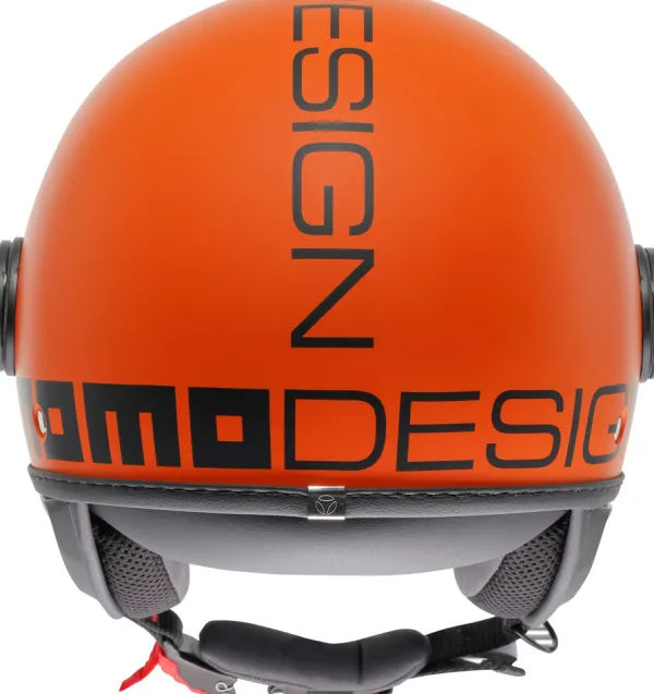 Momo FGTR Classic Mono Matt Orange/Black 018> Jethelmen|Helmen Met Zonnevizier