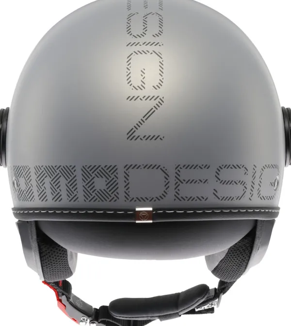 Momo FGTR Evo Hip Matt Grey/Cerulean Grey 009> Jethelmen|Helmen Met Zonnevizier