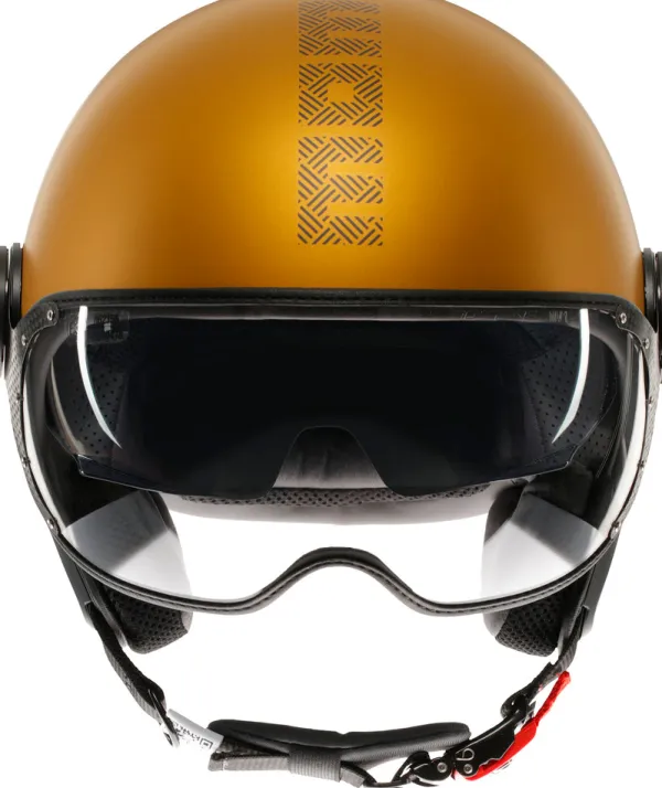 Momo FGTR Evo Hip Matt Ocra/Grey 010> Jethelmen|Helmen Met Zonnevizier