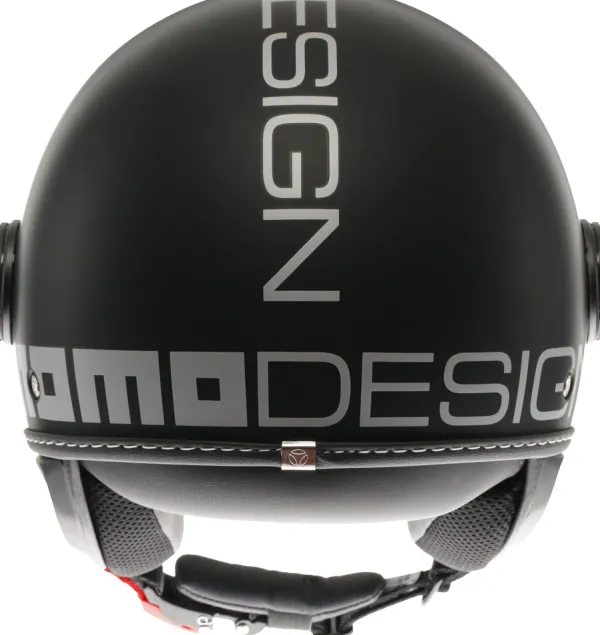 Momo FGTR Evo Mono Matt Black/Silver 001> Jethelmen|Helmen Met Zonnevizier
