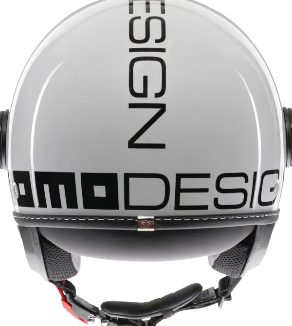 Momo FGTR Evo Mono White Quarz/Black 006> Jethelmen|Helmen Met Zonnevizier