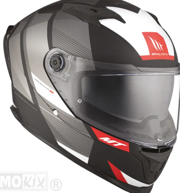 MT Braker SV Chento Matt Grey/Black> Integraalhelmen|Helmen Met Zonnevizier