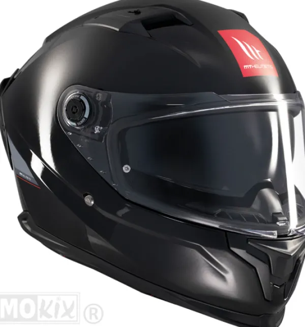 MT Braker SV Solid Black> Integraalhelmen|Helmen Met Zonnevizier