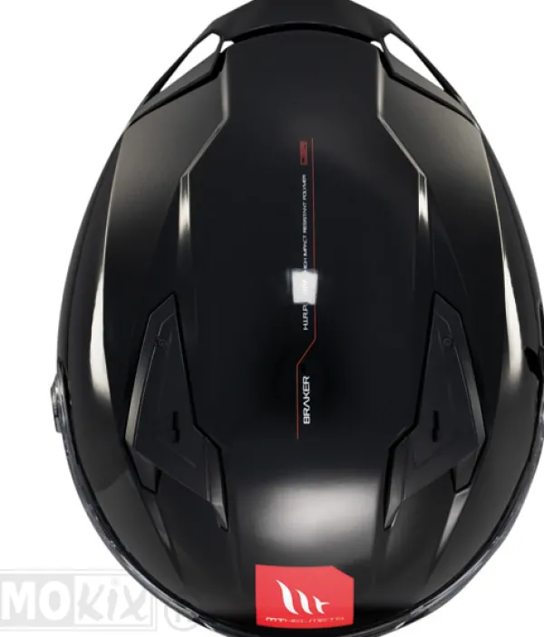 MT Braker SV Solid Black> Integraalhelmen|Helmen Met Zonnevizier