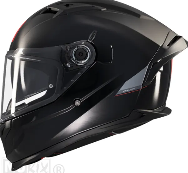 MT Braker SV Solid Black> Integraalhelmen|Helmen Met Zonnevizier