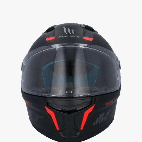 MT Stinger 2 Mat Zwart> Integraalhelmen|Race Helmen