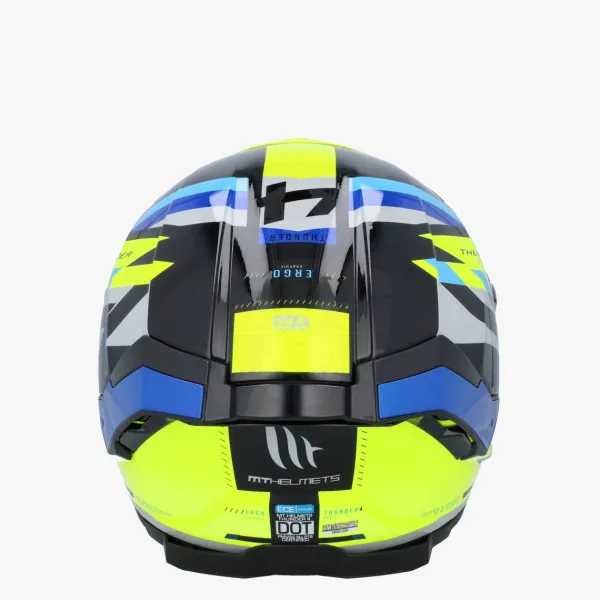 MT Thunder 4 SV Ergo Blue> Integraalhelmen|Helmen Met Zonnevizier