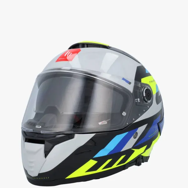 MT Thunder 4 SV Ergo Blue> Integraalhelmen|Helmen Met Zonnevizier