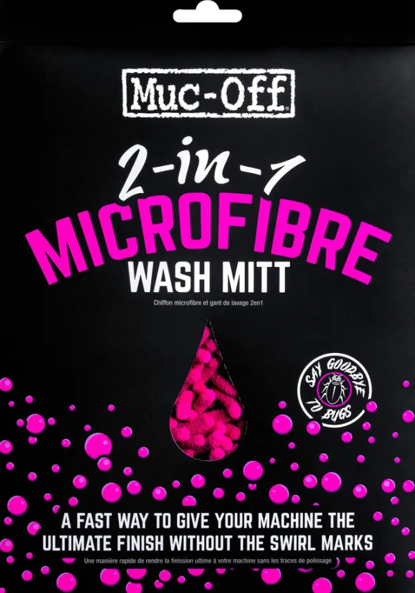 Muc-Off 2-in-1 Microvezel Washandschoen> Cadeaus Voor Motorrijders