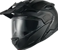 NEXX X.LIFECOUNTRY Zero Pro Matt Carbon> Adventure Helmen|Helmen Met Zonnevizier