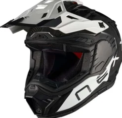 NEXX X.RALLY Gravix Carbon/White> Integraalhelmen|Bluetooth Helmen