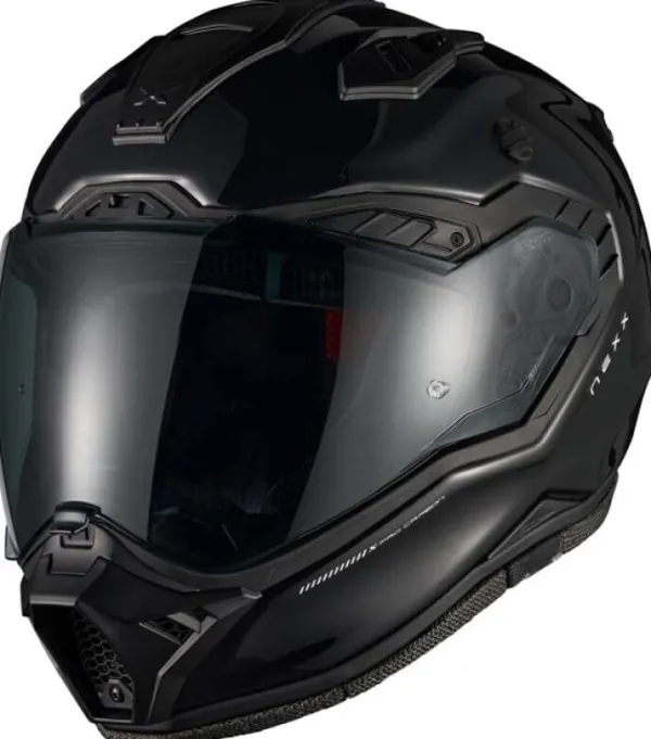 NEXX X.RALLY Plain Black> Integraalhelmen|Bluetooth Helmen