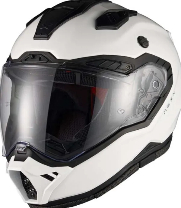NEXX X.RALLY Plain White> Integraalhelmen|Bluetooth Helmen