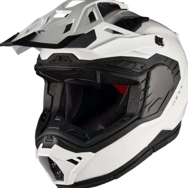NEXX X.RALLY Plain White> Integraalhelmen|Bluetooth Helmen