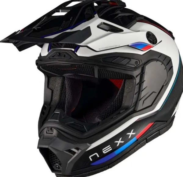 NEXX X.RALLY Raid Blue/Red> Integraalhelmen|Bluetooth Helmen