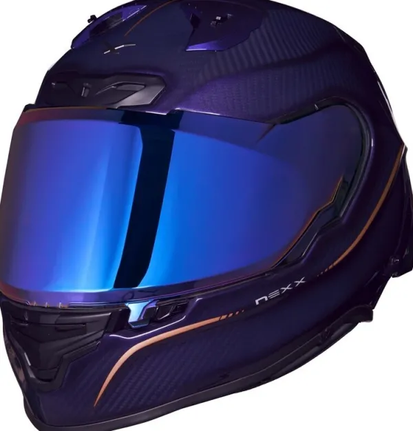 NEXX X.R3R Hagibis Carbon Purple> Integraalhelmen|Bluetooth Helmen