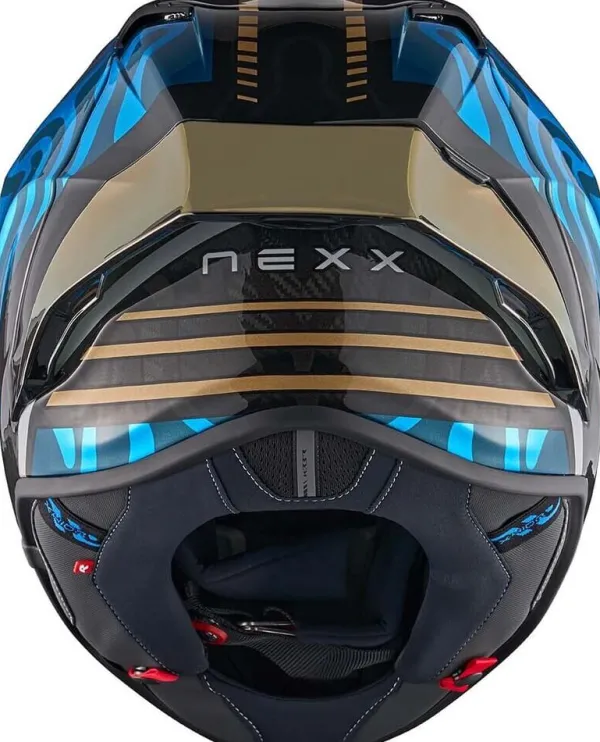 NEXX X.R3R Swirl Sky Blue> Integraalhelmen|Bluetooth Helmen