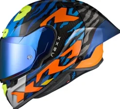 NEXX X.R3R Ziger Black/Orange> Integraalhelmen|Bluetooth Helmen