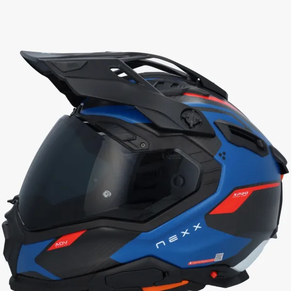 NEXX X.WED3 Keyo Blue/Red Mat> Adventure Helmen|Integraalhelmen