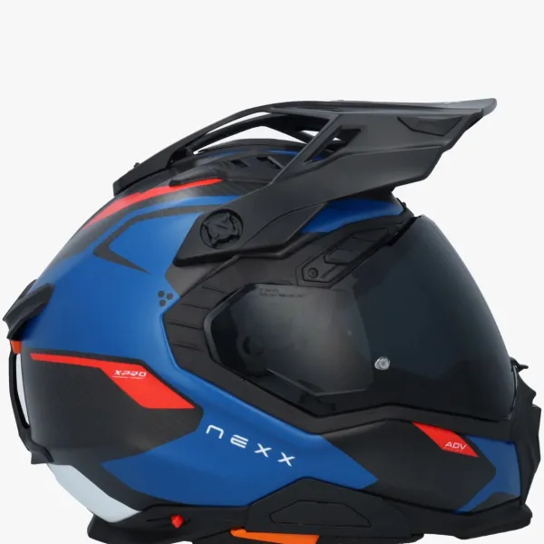 NEXX X.WED3 Keyo Blue/Red Mat> Adventure Helmen|Integraalhelmen
