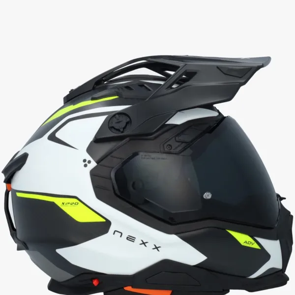 NEXX X.WED3 Keyo White Neon Mat> Adventure Helmen|Integraalhelmen