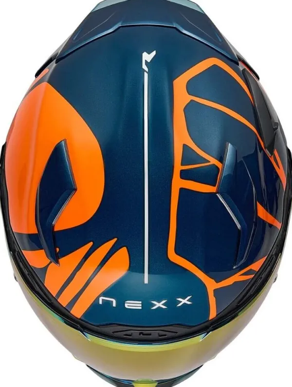 NEXX X.WST3 B-Side Blue Teal> Adventure Helmen|Helmen Met Zonnevizier