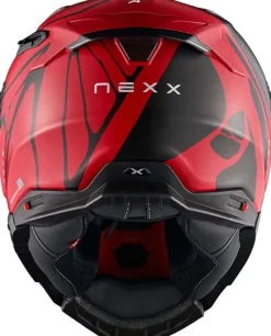 NEXX X.WST3 B-Side Matt Red> Adventure Helmen|Helmen Met Zonnevizier