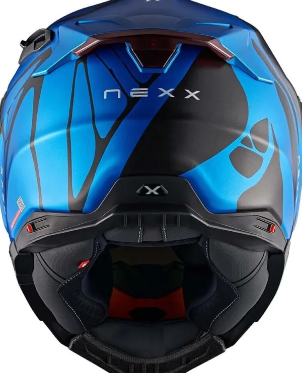 NEXX X.WST3 B-Side Matt Sky Blue> Adventure Helmen|Helmen Met Zonnevizier