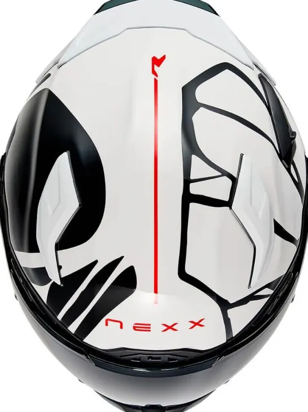 NEXX X.WST3 B-Side White> Adventure Helmen|Helmen Met Zonnevizier