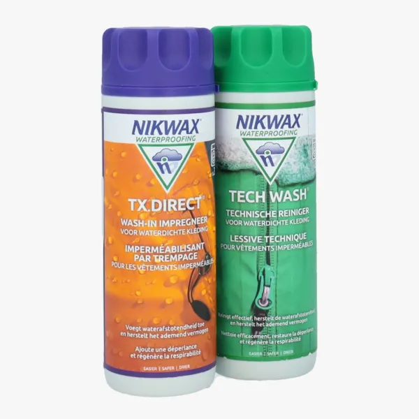Nikwax Duo Pack, Tech-Wash/Tx.Direct> Onderhoud En Reiniging|Cadeaus Voor Motorrijders