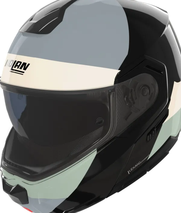 Nolan N90-3 06 Blocco 354> Systeemhelmen|Helmen Met Zonnevizier
